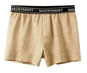 Brown check-box Boxer brief